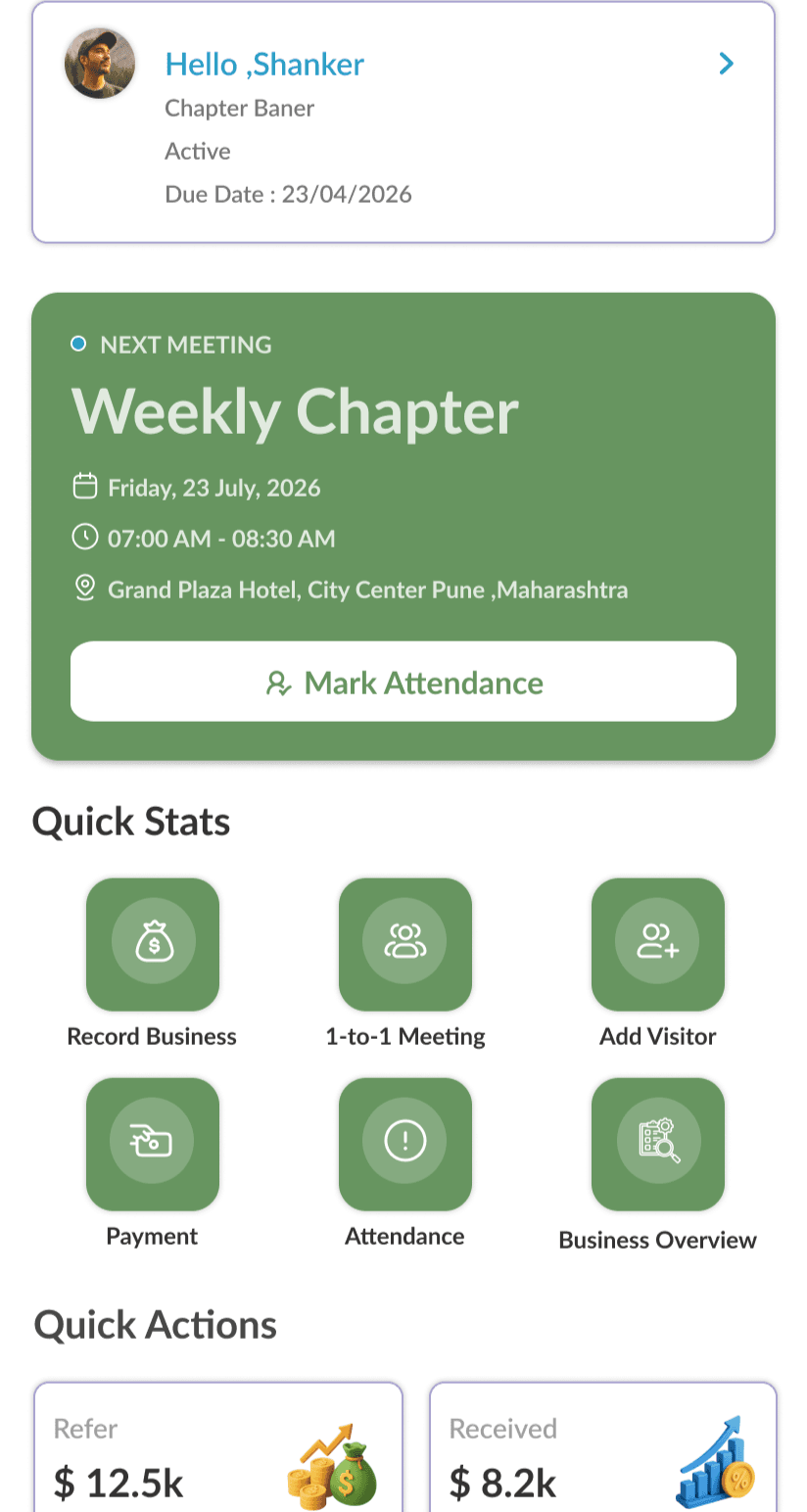 Mobile App Screen